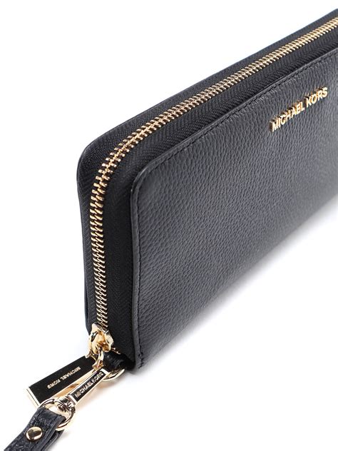 michael kors jet set continental wallet|Michael Kors leather continental wristlet.